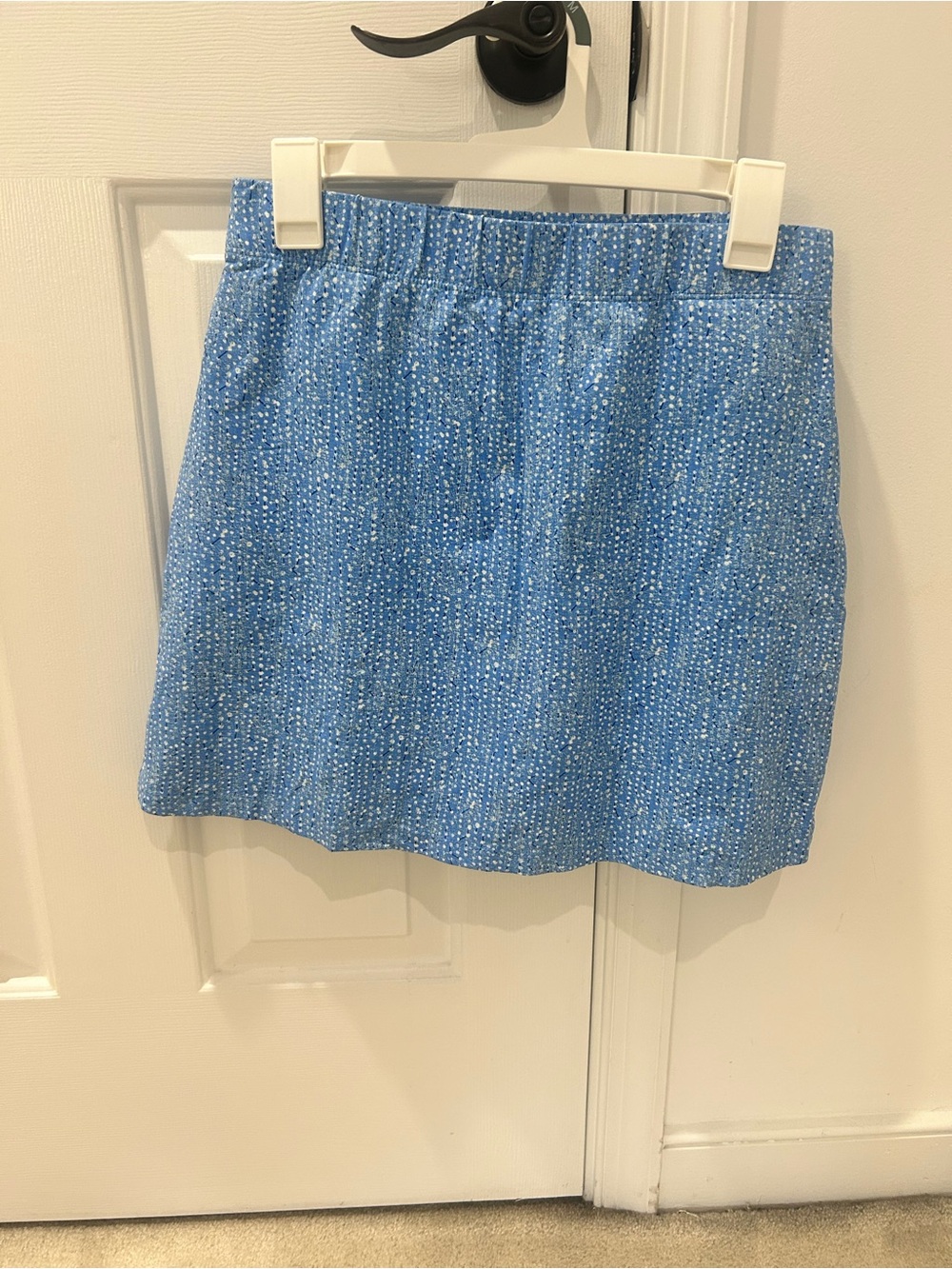 J. McLaughlin Sky Blue Tweed Mini skort